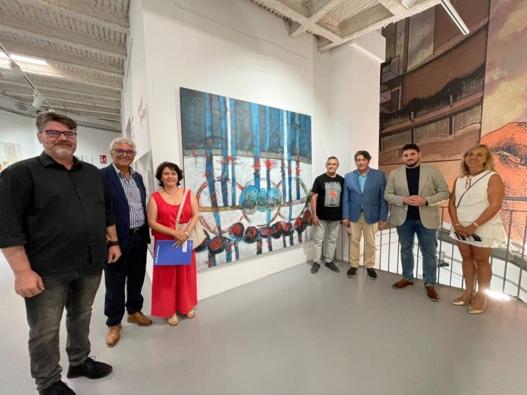 Vista de la exposición 'Memoria del color' de Julio Ovejero en el Silo de Hortaleza