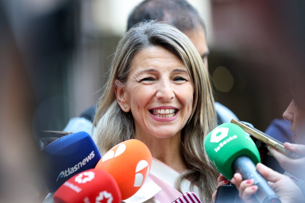 Yolanda Díaz en un evento oficial