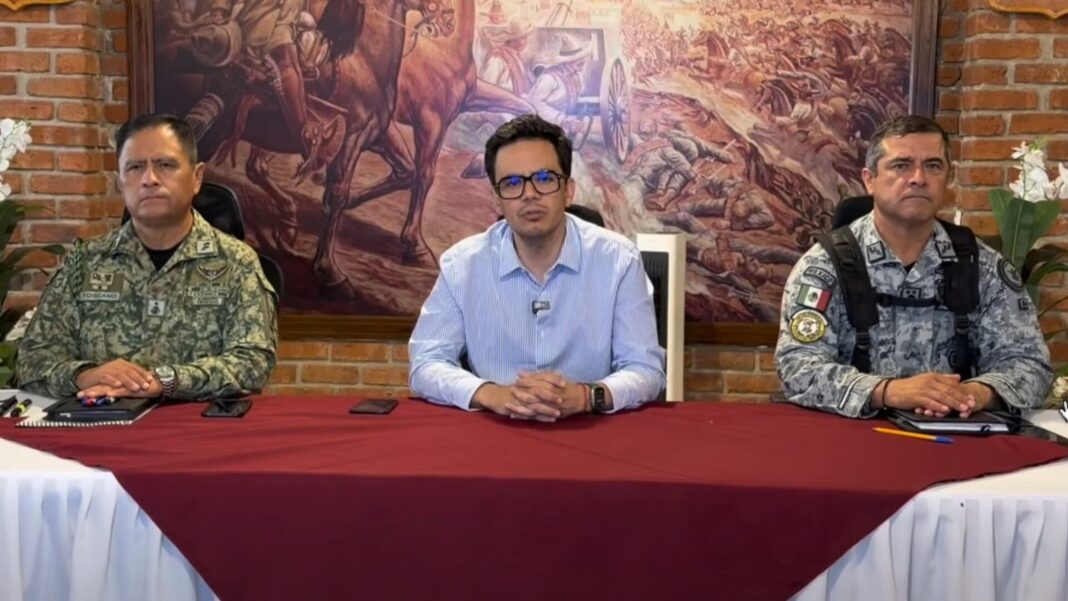 Rodrigo Reyes Mugüerza, secretario general de Gobierno de Zacatecas, en un video oficial