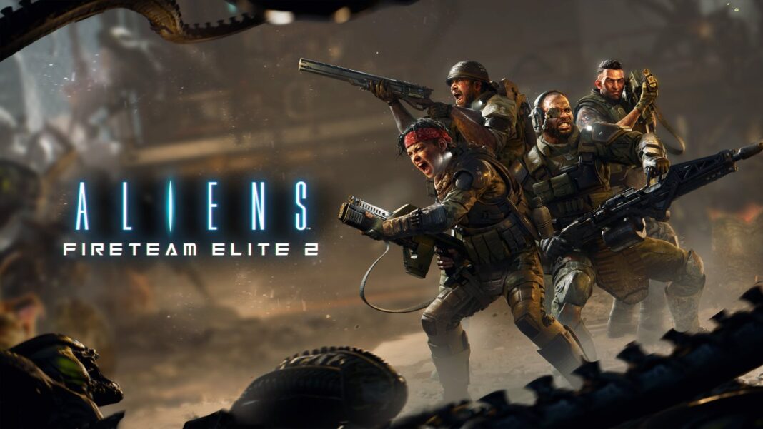 Captura de Aliens: Fireteam Elite 2 mostrando a marines coloniales en combate