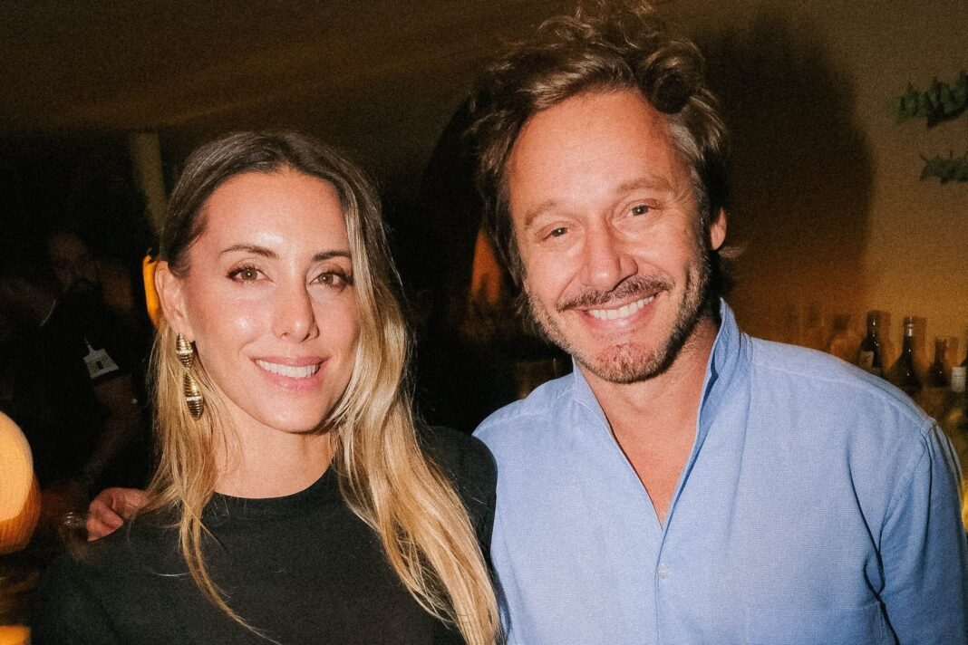 Anita Espasandín junto a Benjamín Vicuña