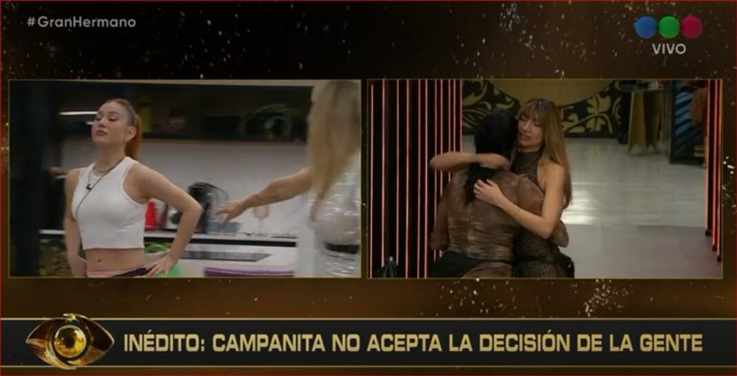 Campanita participante de Gran Hermano durante gala de eliminación