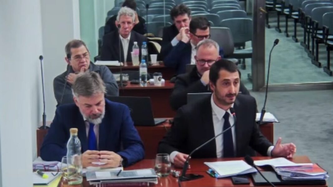 Sergio Schoklender en los tribunales de Comodoro Py