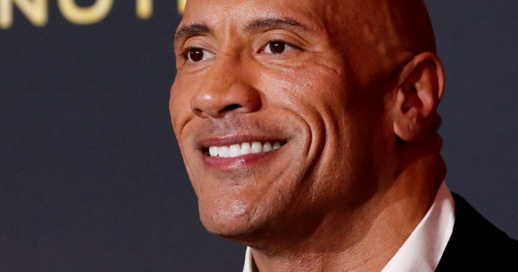 Dwayne Johnson en un evento público