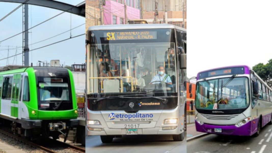 Transporte público durante feriado del 6 de agosto