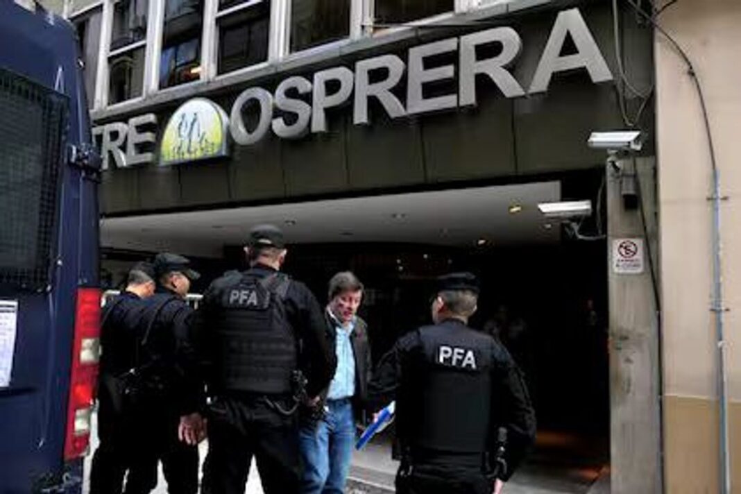 Edificio de UATRE en Córdoba donde ocurrió el incidente