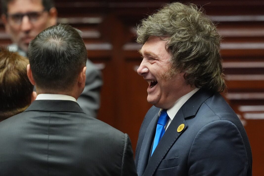 Javier Milei habla en el Council of the Americas