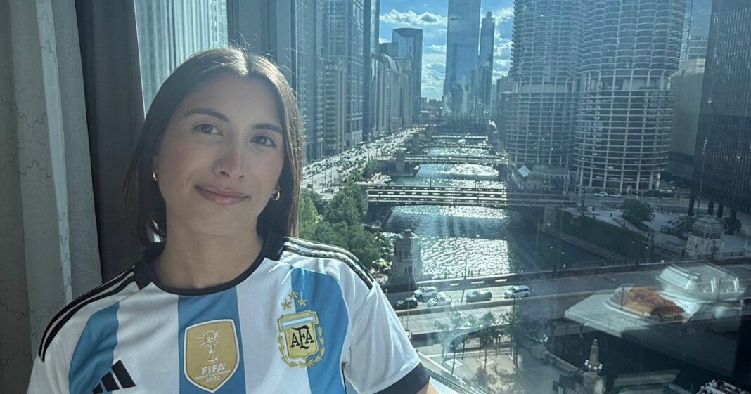 Iliana Lick, niñera argentina detenida por ICE, tras su liberación