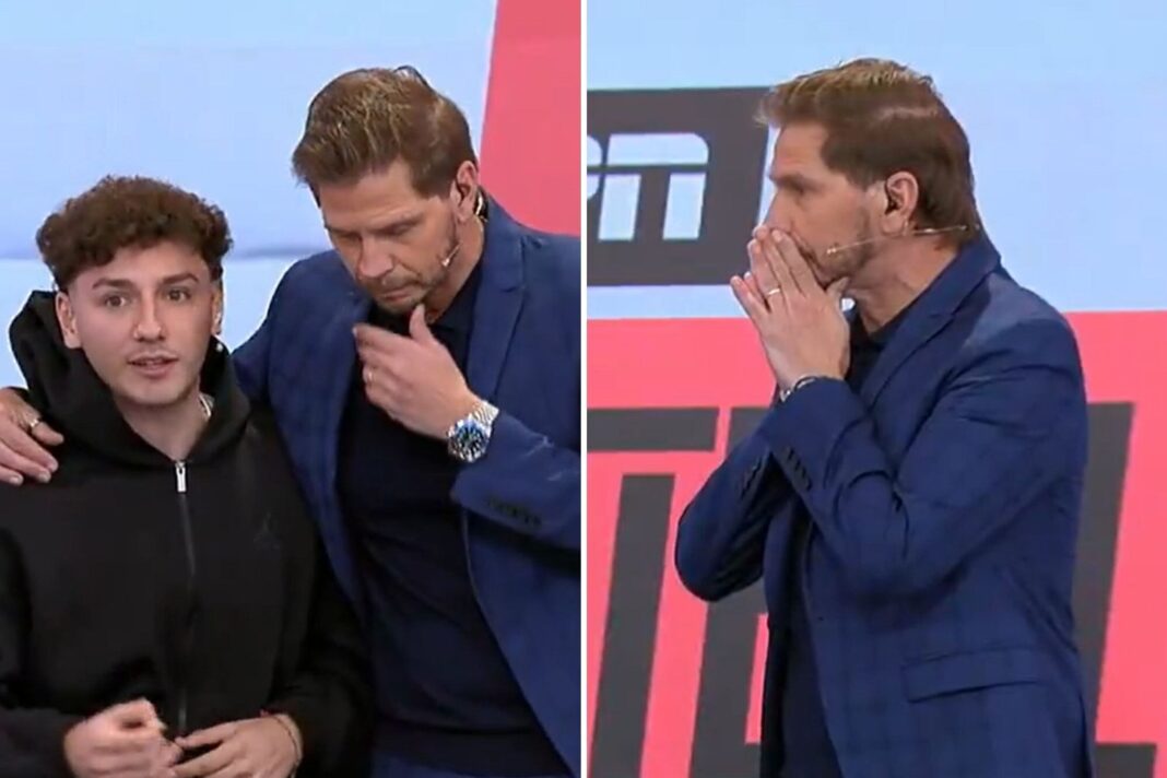 Sebastián Vignolo en la señal ESPN