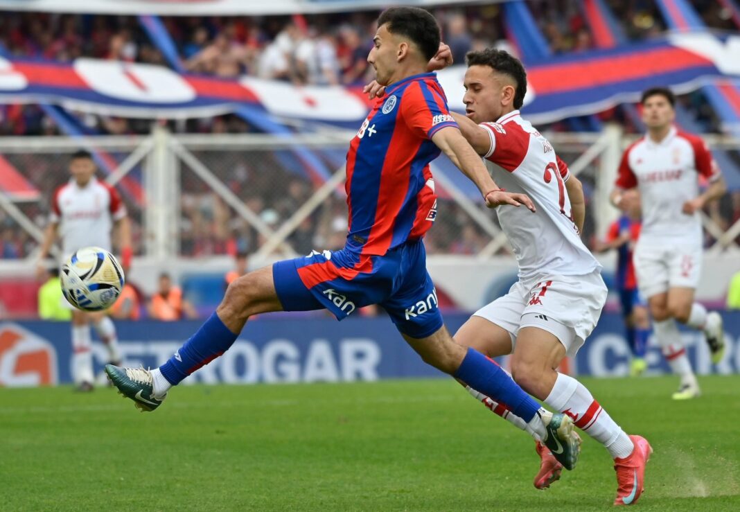 Estadio Nuevo Gasómetro durante un partido de San Lorenzo