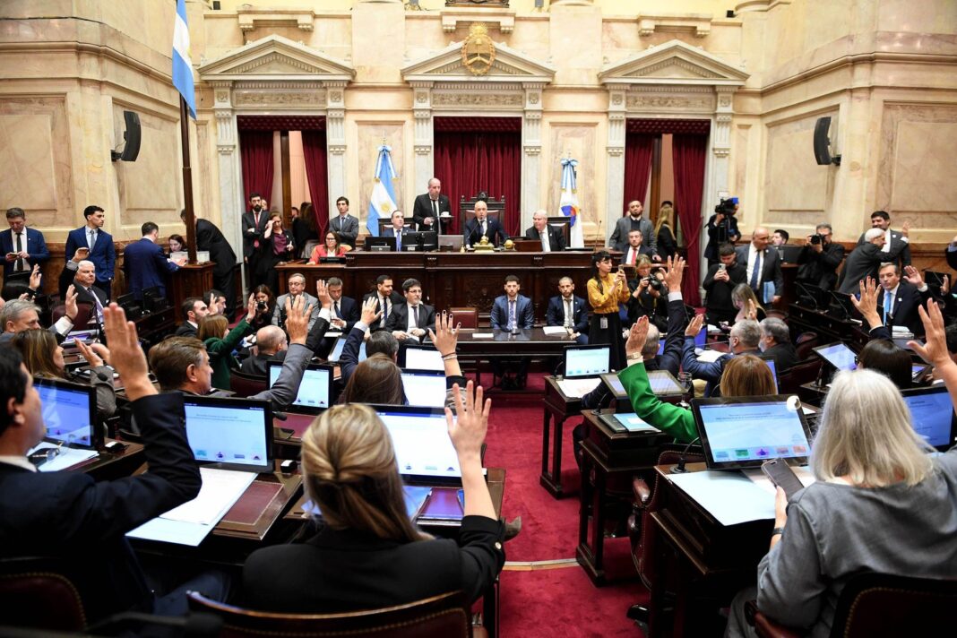 Sesión del Senado de la Nación Argentina