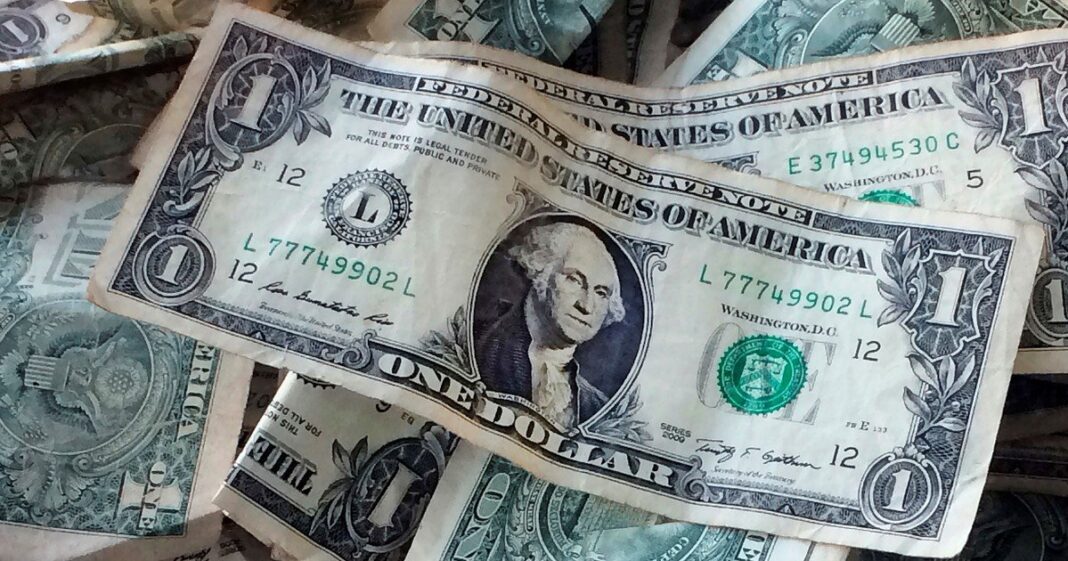 Gráfico con la cotización del dólar CCL