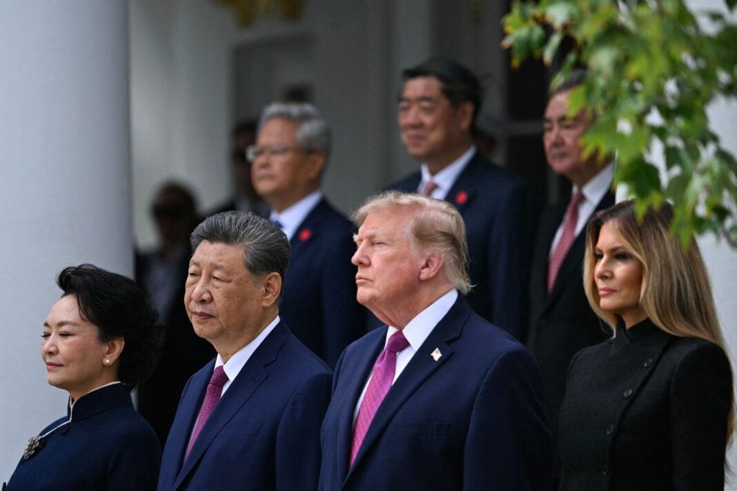 Donald Trump y Xi Jinping durante la cumbre en Washington