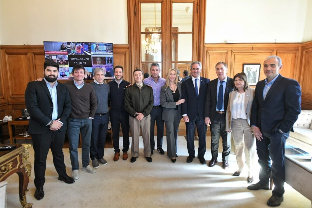 Reunión de la mesa política del Gobierno en la Casa Rosada