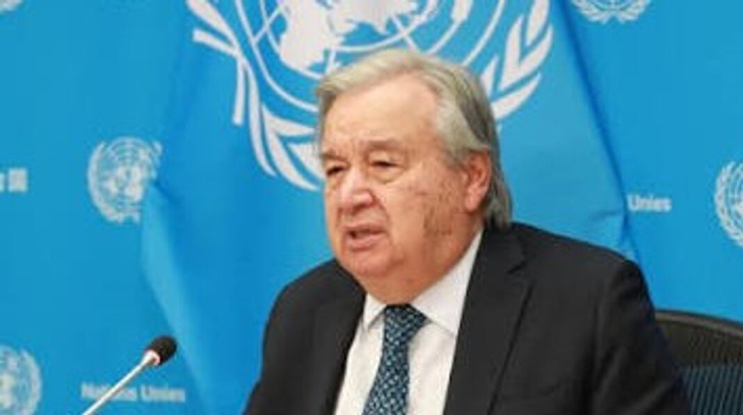 António Guterres, secretario general de la ONU