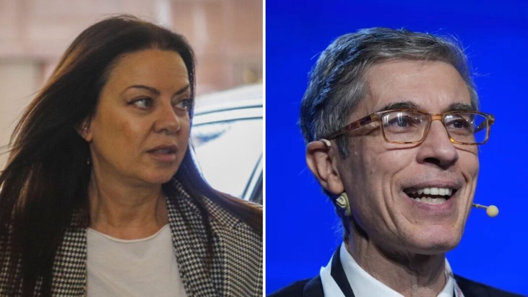 Ministra Sandra Pettovello y economista Agustín Etchebarne