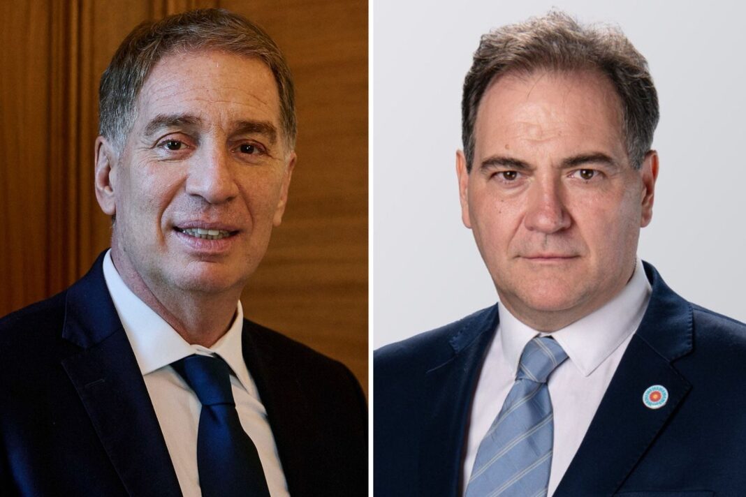 Diego Santilli y Javier Alonso en un cruce por redes sociales
