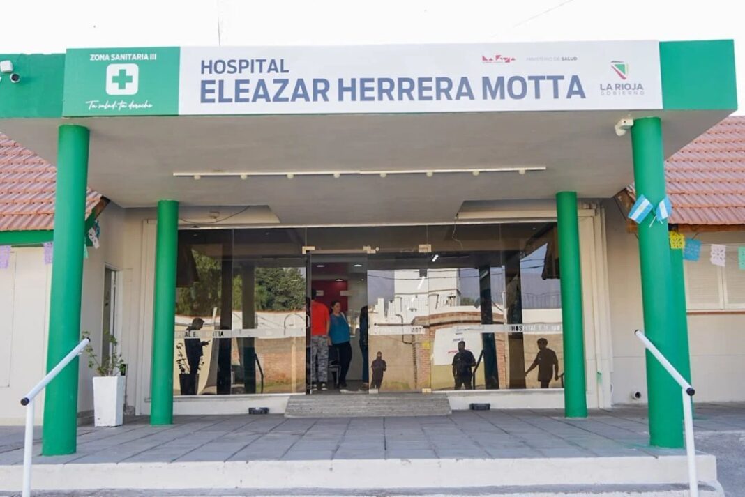 Fachada del Hospital Eleazar Herrera Motta de Chilecito, La Rioja