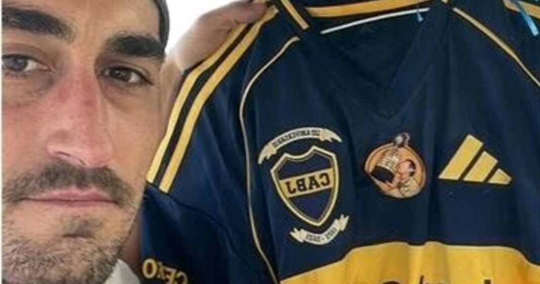 Agustín Eugui, el uruguayo que encontró la camiseta homenaje de Boca a Miguel Ángel Russo