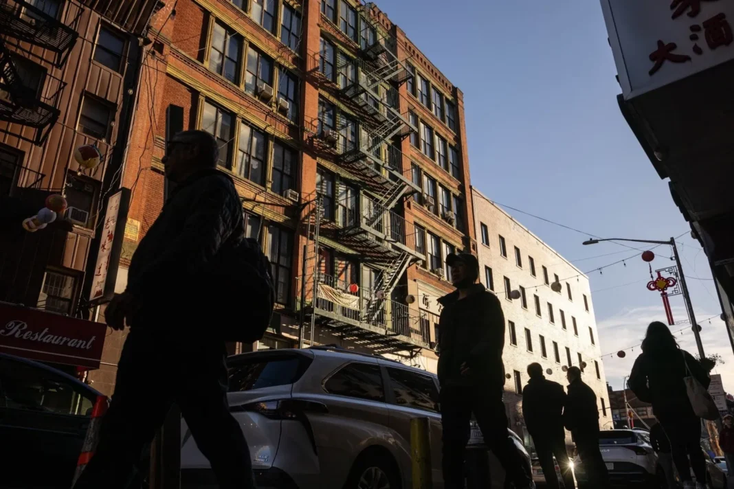 Edificios de apartamentos en Nueva York