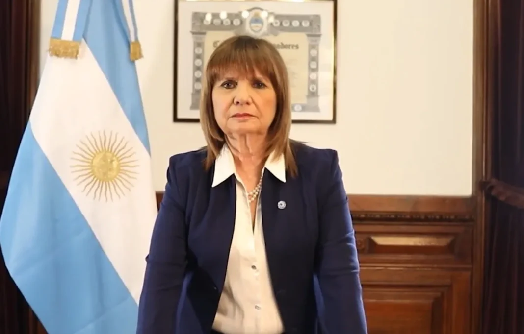 Patricia Bullrich en un acto político
