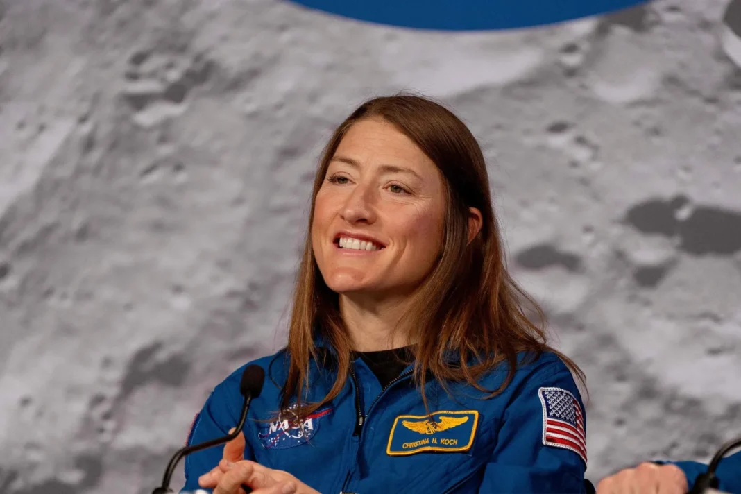Christina Koch, astronauta de la NASA e integrante de Artemis II