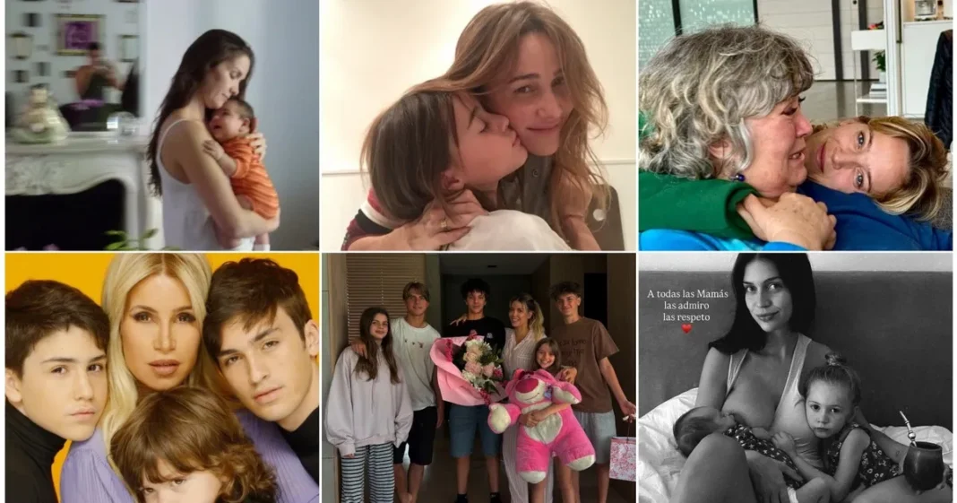 Famosas comparten fotos y mensajes por el Día de la Madre en redes sociales