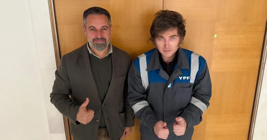 Javier Milei en un acto oficial