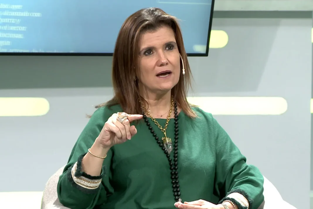 Pilar Sordo, psicóloga chilena, durante una entrevista