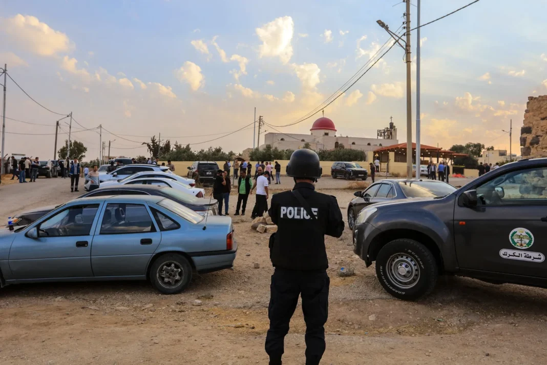 Imagen de la iglesia greco-ortodoxa en Hammud, Jordania, donde ocurrió el tiroteo