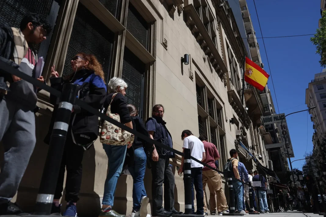 Sede del consulado de España en Buenos Aires