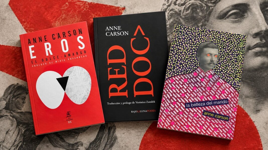 Retrato de la escritora Anne Carson, ganadora del Premio Nobel de Literatura 2026