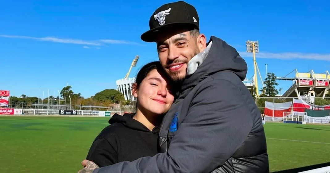 Ulises Bueno y su hija Alma Celeste